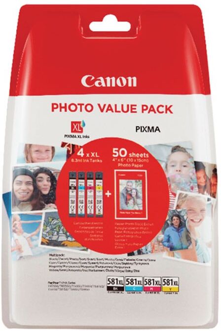 TINTEIRO CANON CLI-581 XL MULTIPACK