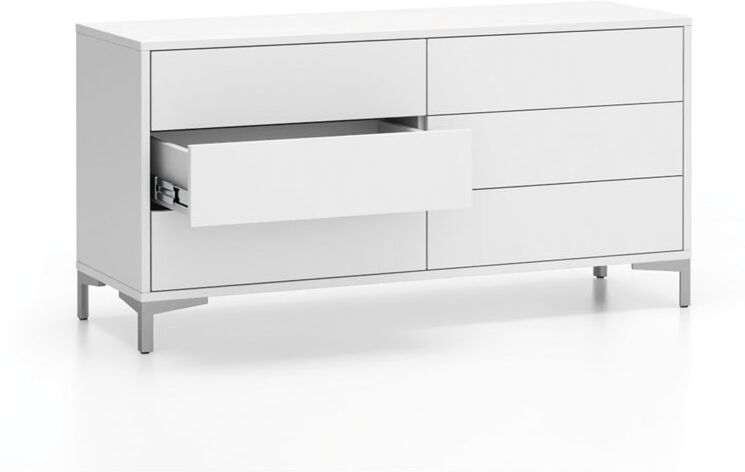 B2B Partner Bürokommode LAYERS, 6 Schubladen, weiß