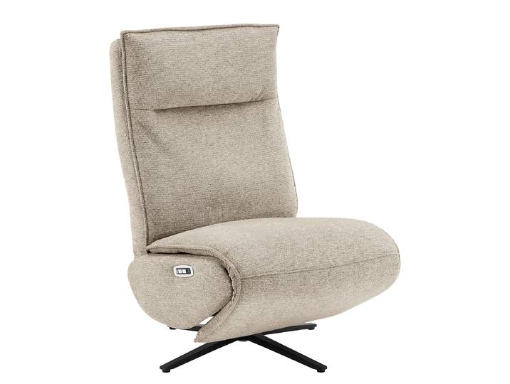 Relaxsessel Beige Webstoff Aranja 68 x 108 x 84cm