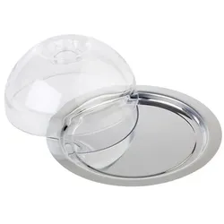 APS Tablett mit Haube -FINESSE- Ø 22 cm, H: 9,5 cm