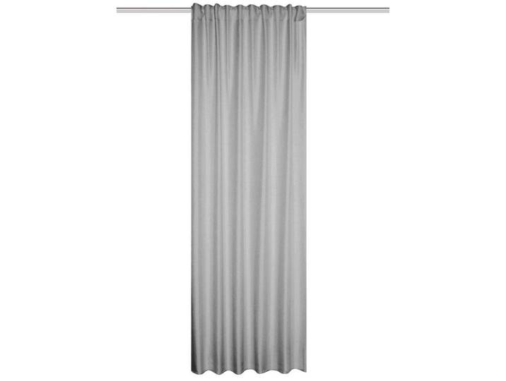Wärmeschutzvorhang Eskamio, Silberfarben, Uni, 270x245 cm, für Stange und Schiene geeignet, Lärmschutz, Wärmeschutz, mit Kombiband, Heimtextilien, Vorhänge, Fertigvorhänge, Thermovorhänge