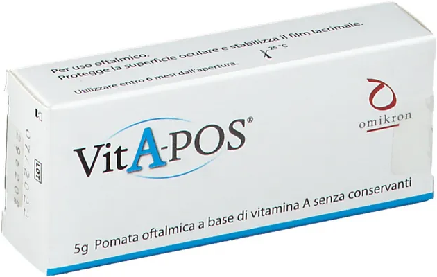 OMIKRON ITALIA Srl Omikron, Vitapos Pomata Oftalmica, 5 g