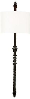 Cartegena 1-Light Sconce - Textured Iron - Ballard Designs