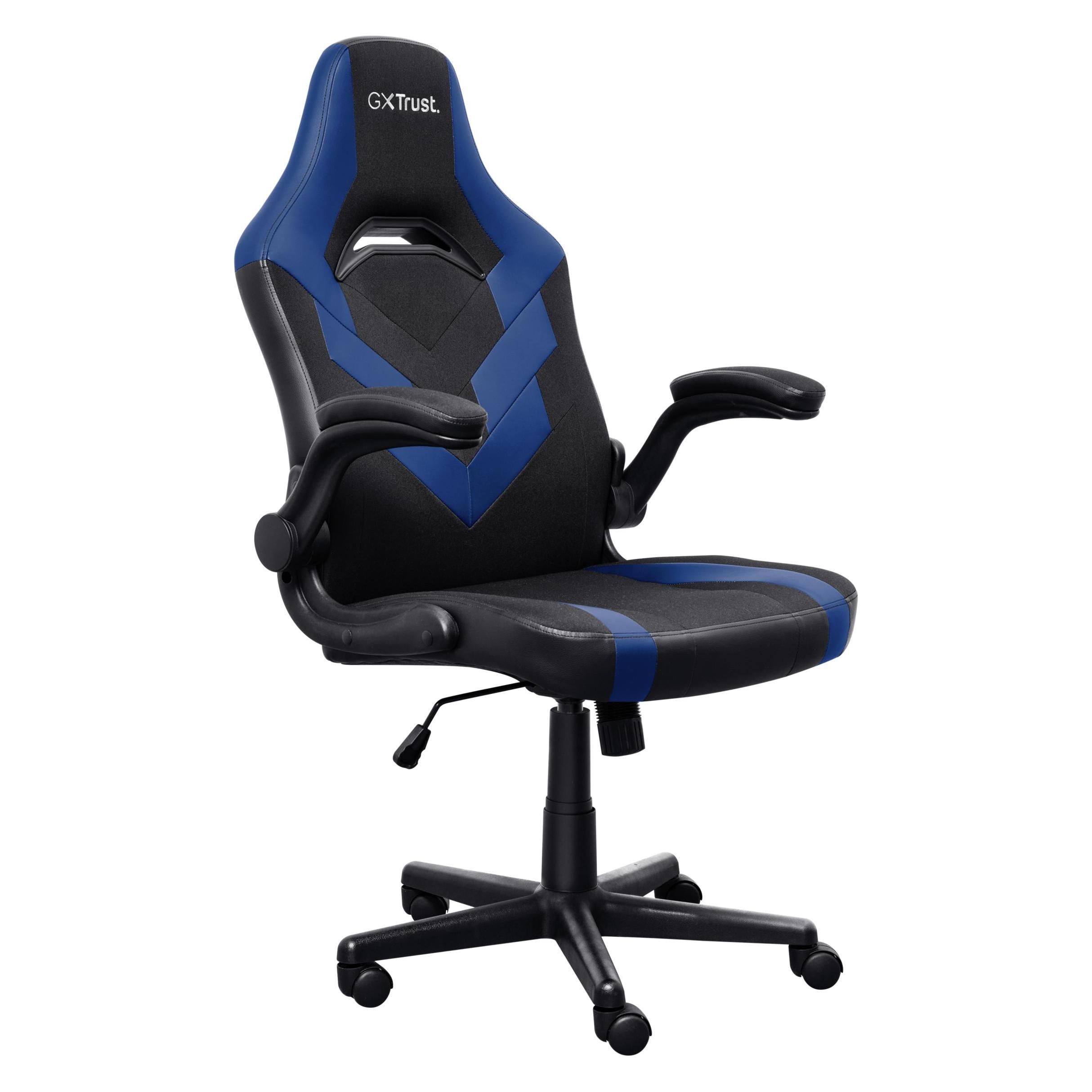 Trust GXT 703B Riye Gaming-Stuhl Schwarz/Blau (25129)