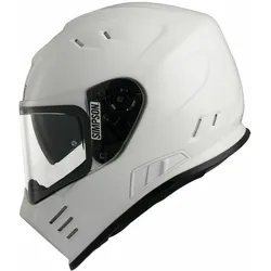 Simpson Sst, Motorradhelm, Helmet Venom White 56-S (S)