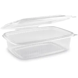 Feinkostbecher (PP) mit Deckel oval klar 750ml