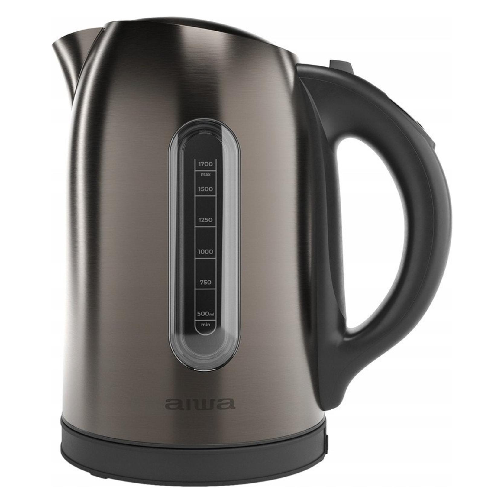 Aiwa Digitale elektrische Wasserkochkessel mit Temperaturregelung und Warmhaltefunktion (1.70 l) (AKT-3000D)