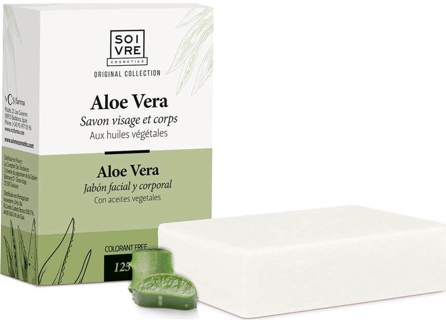 Soivre Cosmetics Soivre Jabón Sólido Aloe Vera 125 g