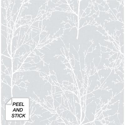 NextWall Tree Branches Peel and Stick Removable Wallpaper