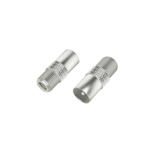 Hama 00205313 SAT-Adapter-Set F-Kupplung - Koax-Stecker/F-Kupplung - Koax-Kupplung