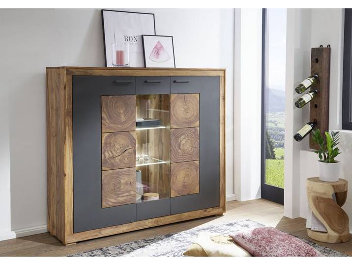 Buffet 150x40 Palissandre teinté Brun TURIN #10