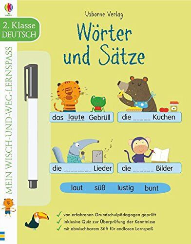 Jessica Greenwell - Mein Wisch-und-weg-Lernspaß: Wörter und Sätze: 2. Klasse - Preis vom 30.09.2026 22:30:23 h