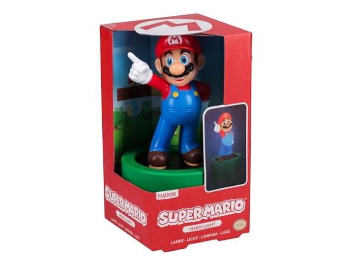 Paladone - Lampe 3D Super Mario - Mario 20cm - 5055964707316
