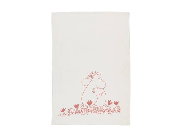 Moomin Arabia Torchon Mumin 50x70 cm Amour blanc