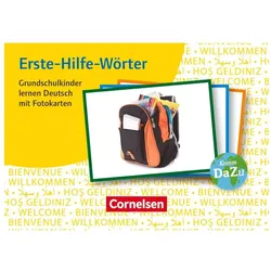 Erste-Hilfe-Wörter. Grundschulkinder lernen Deutsch mit Fotokarten, Schulbücher