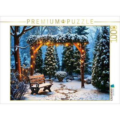 CALVENDO Puzzle Lichter im Wintergarten | 1000 Teile Lege-Größe 64x48cm Foto-Puzzle für glückliche Stunden