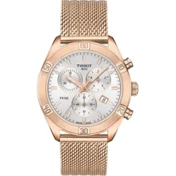 Tissot T-Lady PR 100 Sport Chic Chronograph Lady T101.917.33.031.00 - perlmutt weiß,rosé - 38mm