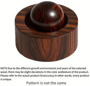Market Central Elegant Wooden Essential Oil Diffuser Spherical Design Natural Room Fragrance Decor walnut