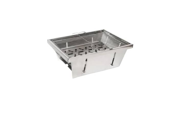 Klappgrill Barbecue-Grill, zusammenklappbarer Holzkohle-Brennholzofen Heizung tragbare Camping Picknick Kochgeschirr Edelstahl BBQ Rack