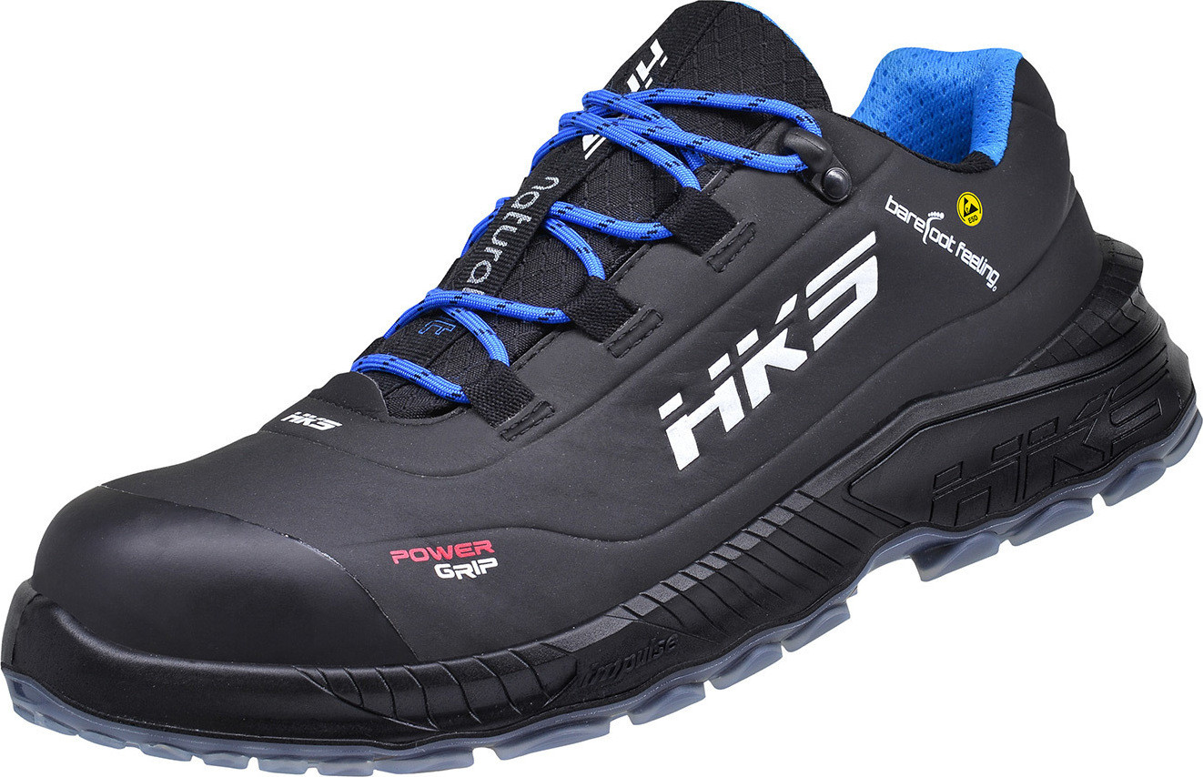 HKS Veiligheidsschoen BFS 70 Barefoot-gevoel, S3 ESD SRC, zwart, maat 43