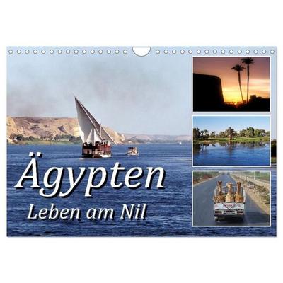 Ägypten - Leben am Nil (Wandkalender 2027 DIN A4 quer), CALVENDO Monatskalender