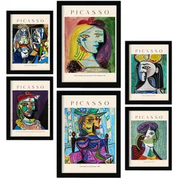 POSTER Set Mit 6 Picasso 2 Sammlung A3 & A4 Rahmenlos