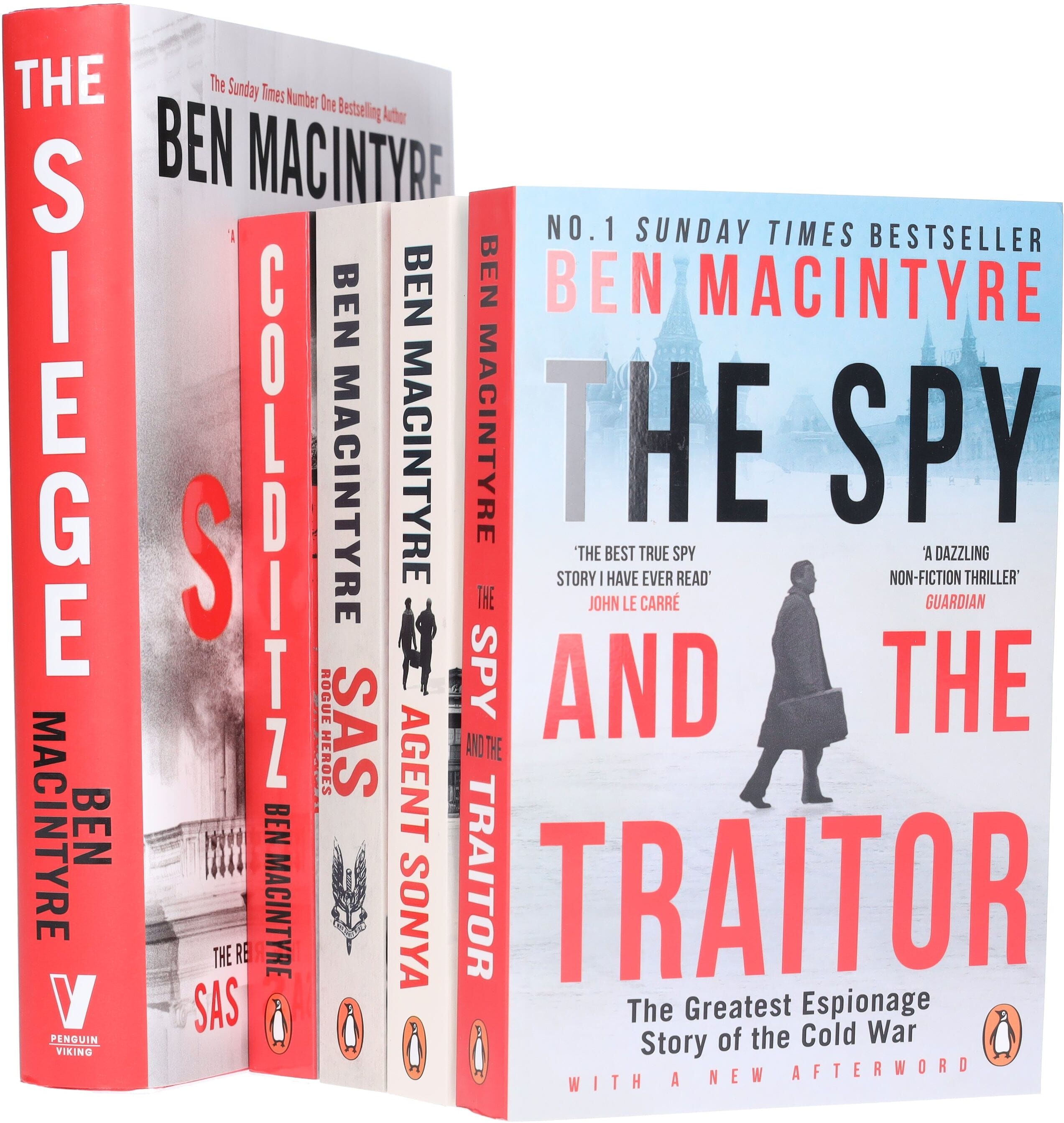 Ben Macintyre 5 Books Collection Set - Non Fiction - Paperback/Hardback Penguin