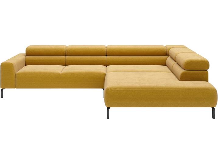 Home affaire Ecksofa Antonelli, L-Form, inkl. Kopfteilverstellung, Breite 312 cm, bequem, wahlweise elektrische Sitztiefenverstellung