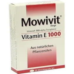 MOWIVIT Vitamin E 1000 Kapseln 20 St