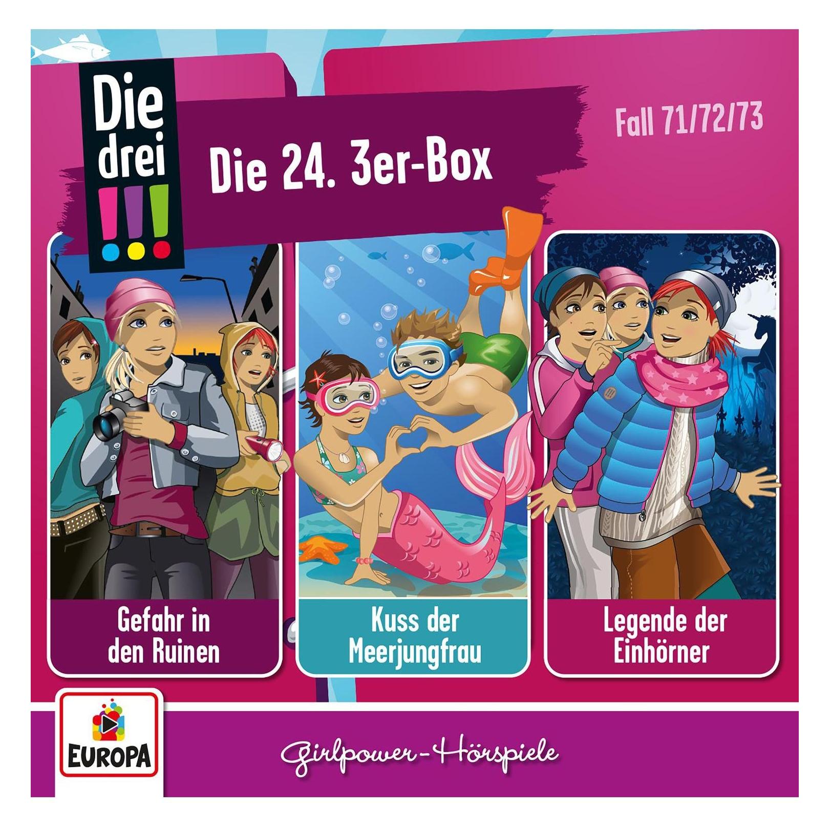 Europa Die drei DREI AUSRUFEZEICHEN - 24 Box (F71-73) (Die drei !!!, Heikedine Körting, Deutsch) (58813802)
