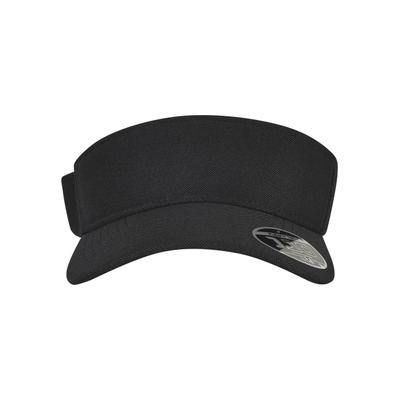 Visor FLEXFIT "Flexfit Unisex 110 Visor", Herren, Gr. onesize, schwarz, 97% Polyester, 3% Elasthan, unifarben, Caps Visor