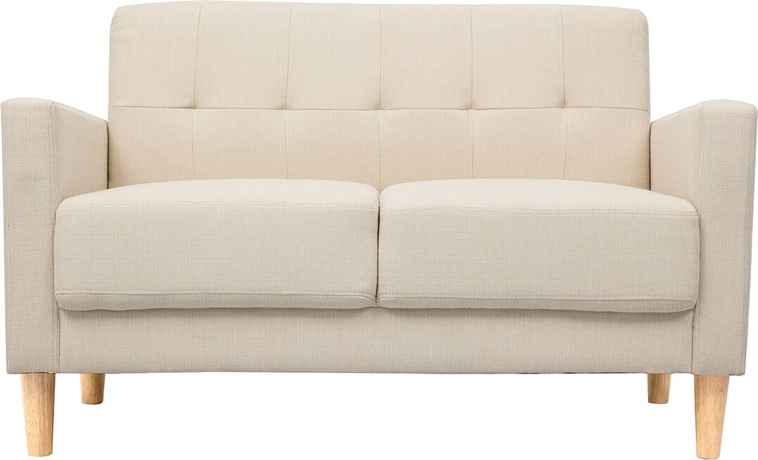 Miliboo 2-er Designer-Sofa MOON beige