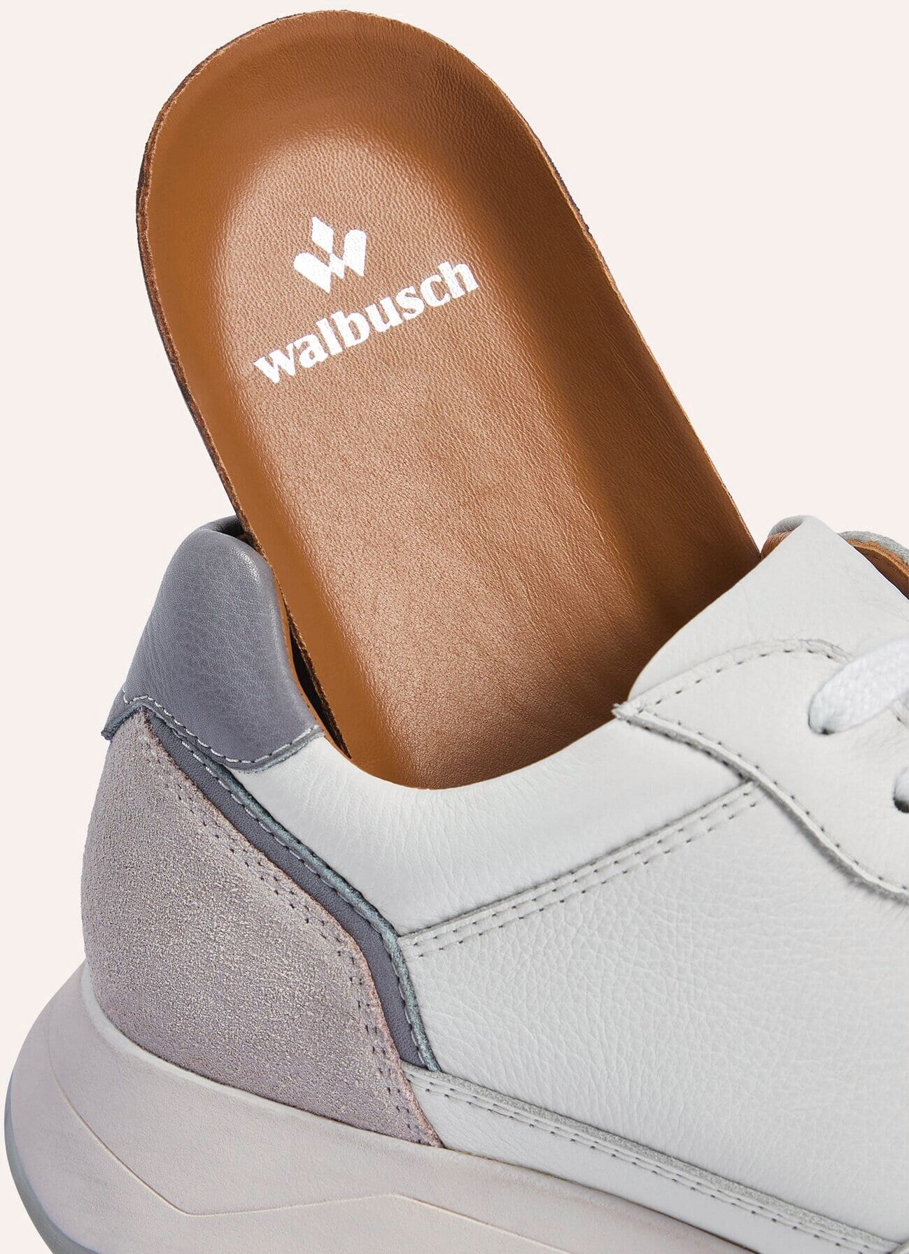 Walbusch Leder Sneaker, noch offen: Größenlauf, Farbe Weiß, 39, hochwertiges Leder herausnehmbare Decksohle Herren