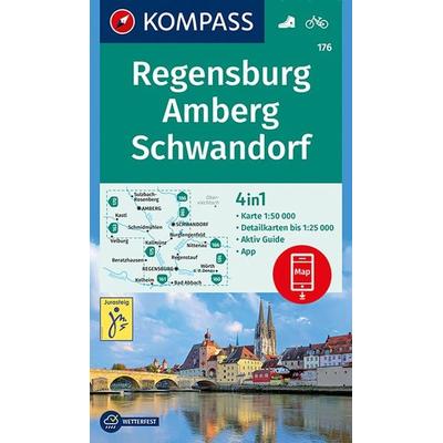 Regensburg, Amberg, Schwandorf, Sonstige von , Kompass-Karten, 978-3-99044-484-9