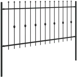 vidaXL, Gartenzaun, Ravonus (Spear-Oberteil)