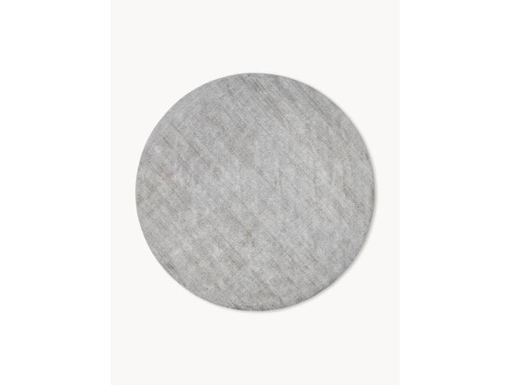 Tapis rond en viscose tissé main Jane
