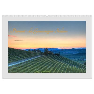 Piemont - die Genussregion Italiens (Wandkalender 2026 DIN A2 quer), CALVENDO Monatskalender