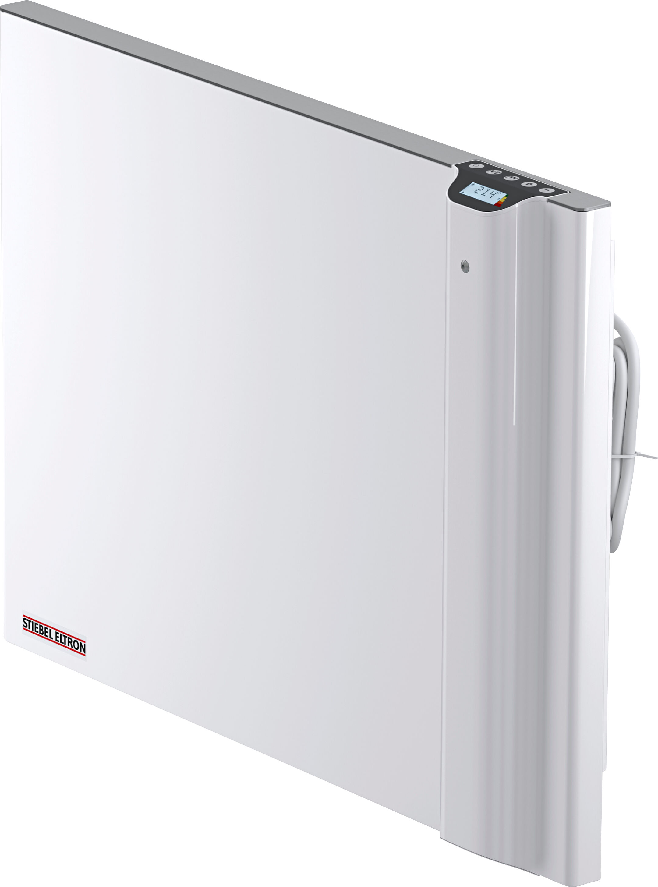 Convecteur mural STIEBEL ELTRON Duo CND 75, chauffage électrique à économie d'énergie 0,75 kW pour environ 9 m², écran LCD, minuterie hebdomadaire, 234813