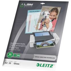 Leitz Laminierfolie DIN A3 80 micron glänzend 25 St. 7486