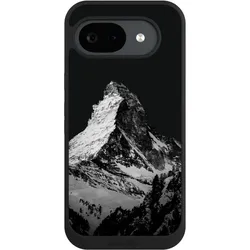 Nivocase Handyhülle für Google Pixel 10a Hülle NIVOpure Case Schwarz Alpspitze Berg Schnee (Google Pixel 10a), Smartphone Hülle, Schwarz