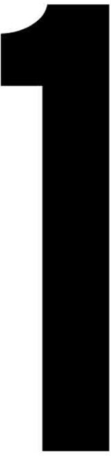 RZB Chiffre noir 120 mm pour super-plat HNL 99223.013.1 (99223.013.1)