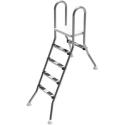 Hochbeckenleiter HIGHLIGHT 120/40 mit 1 x 4 und 1 x 1 Stufe V2A Edelstahl