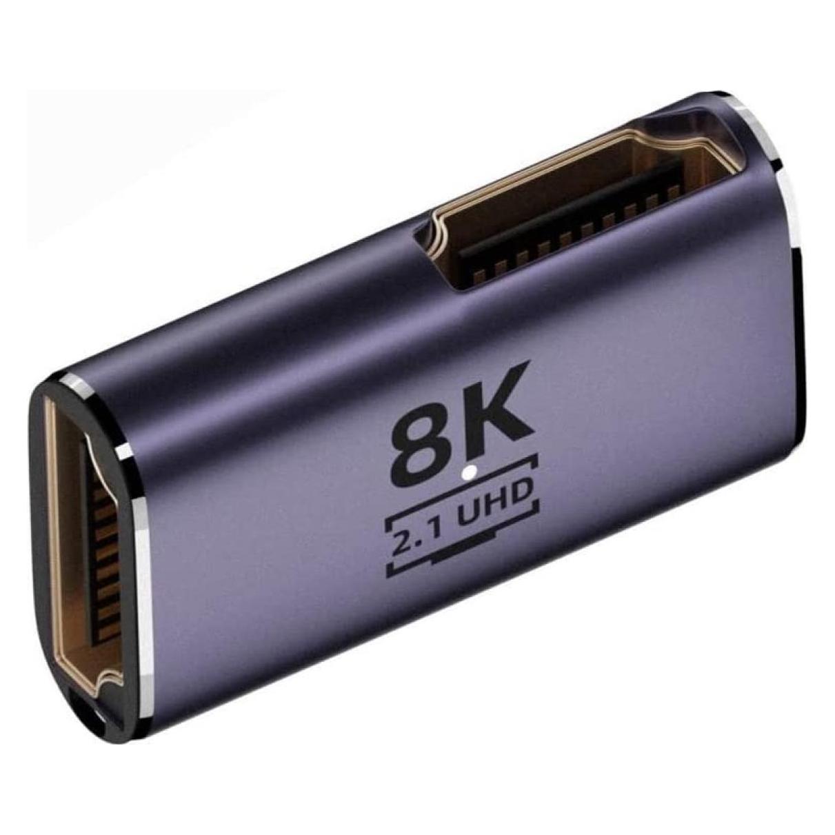 PowerGuard HDMI auf HDMI Gender Changer Adapter (female/female) 90-Grad Winkel 8K (A8K-13)