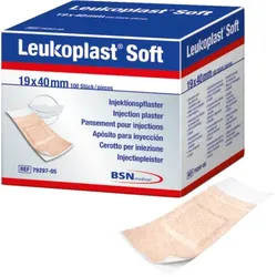 LEUKOPLAST soft Injektionspflaster Strips 19x40 mm 100 St