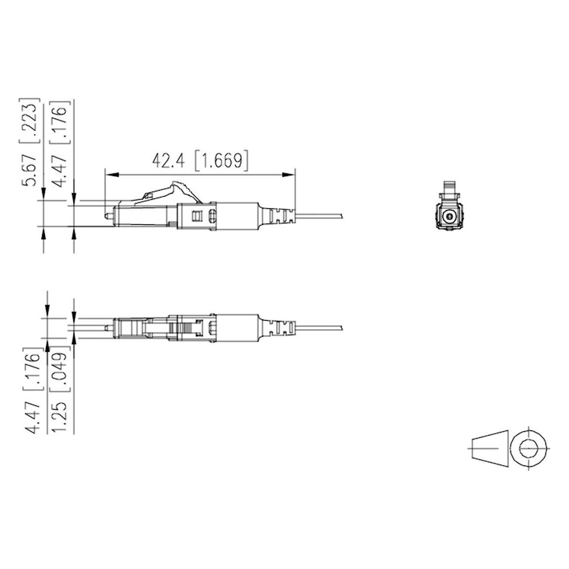 Metz Connect NETCOM 1509QAJA002C-E Glasfaseranschluss LC (1509QAJA002C-E)