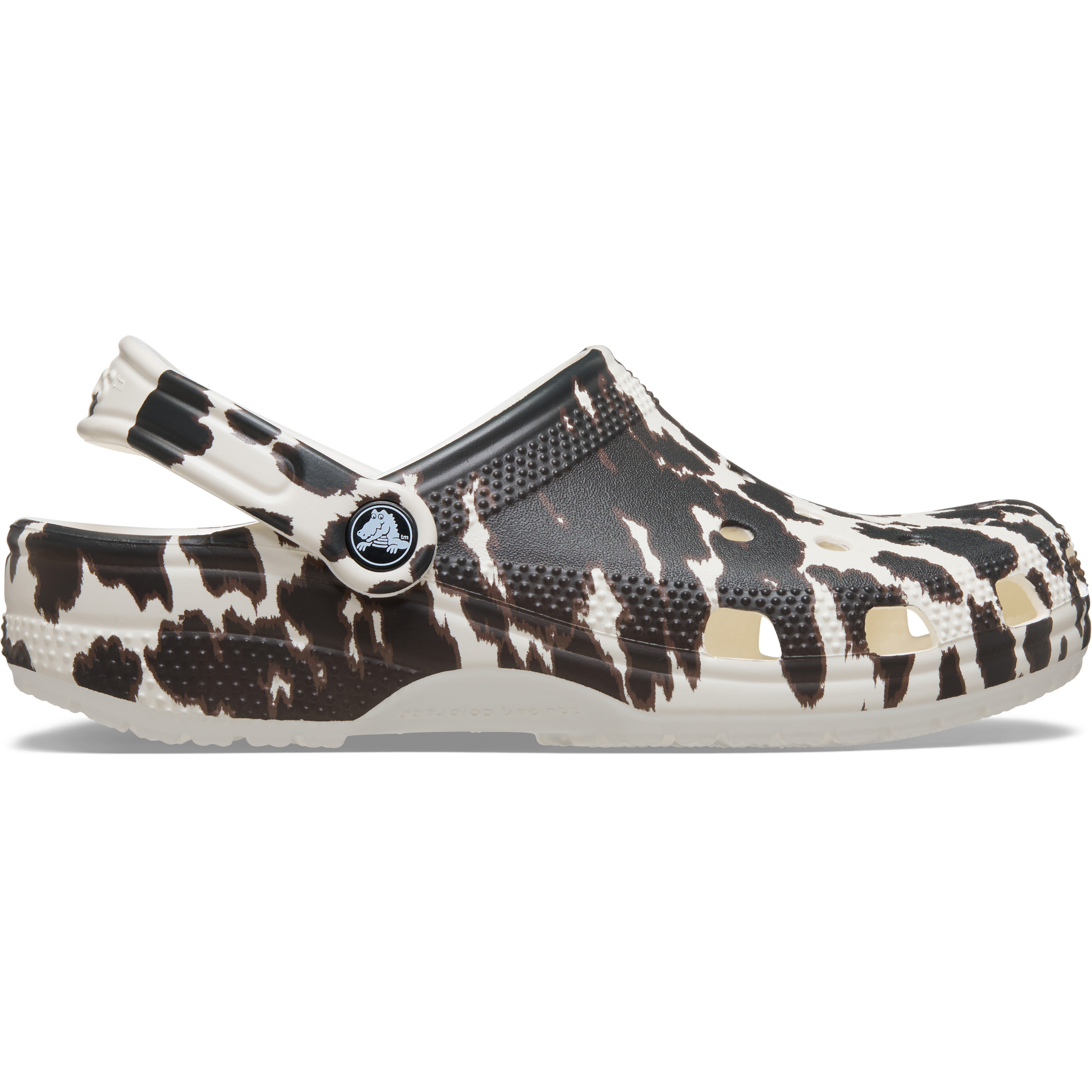 Crocs Classic Pop Animal Clog Sandale Sandalen braun Größe 38 Lifestyle