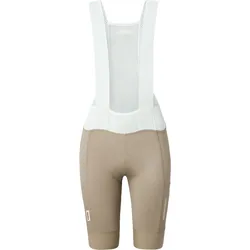 Fingerscrossed Road Bib Light Women Kurze Trägerhose Frauen - sand - S
