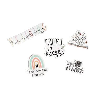 Teachly Sticker-Bundle, Frau mit Klasse, 5er Set