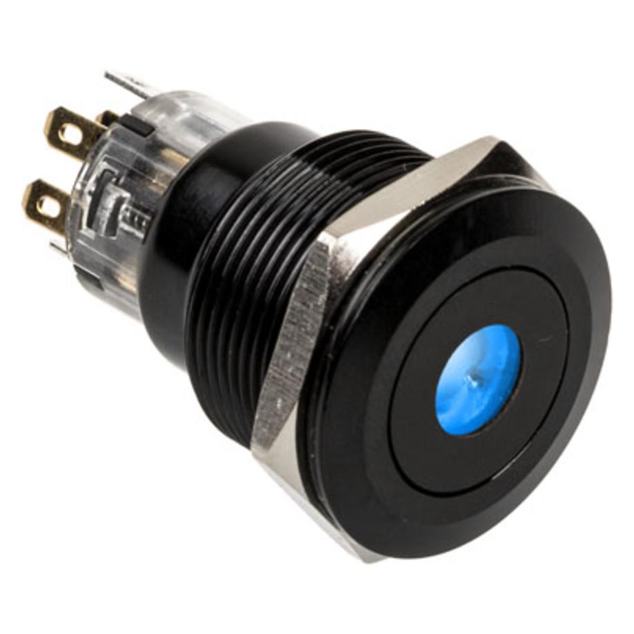 DimasTech Vandalismustaster 22mm, Blackline Dot - RGB (PD223)