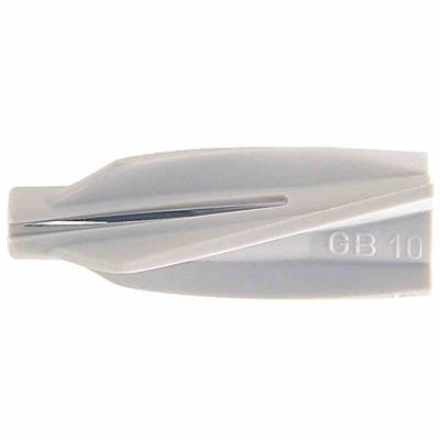 FISCHER GB 10 Spiraldübel, Ø10x55mm, Kunststoff, Nylon, 65mm, Ø7mm, geeignet für Gasbeton, geeignet für